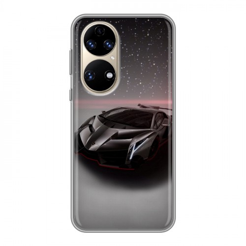 Дизайнерский силиконовый чехол для Huawei P50 Pro Lamborghini