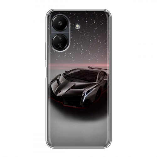 Дизайнерский силиконовый чехол для Xiaomi Poco C65 Lamborghini