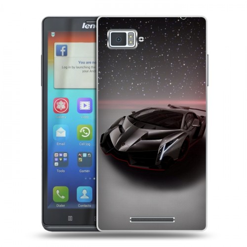 Дизайнерский пластиковый чехол для Lenovo Vibe Z Lamborghini