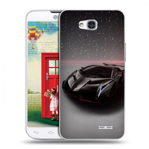 Дизайнерский пластиковый чехол для LG L80 Lamborghini