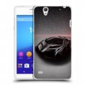 Дизайнерский пластиковый чехол для Sony Xperia C4 Lamborghini