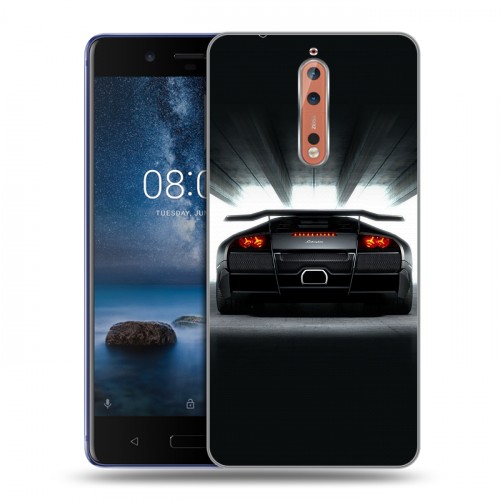 Дизайнерский пластиковый чехол для Nokia 8 Lamborghini