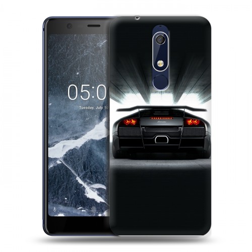 Дизайнерский пластиковый чехол для Nokia 5.1 Lamborghini