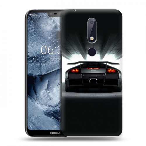 Дизайнерский пластиковый чехол для Nokia 6.1 Plus Lamborghini