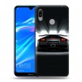 Дизайнерский пластиковый чехол для Huawei Y6 (2019) Lamborghini