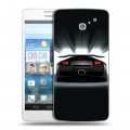 Дизайнерский пластиковый чехол для Huawei Ascend D2 Lamborghini