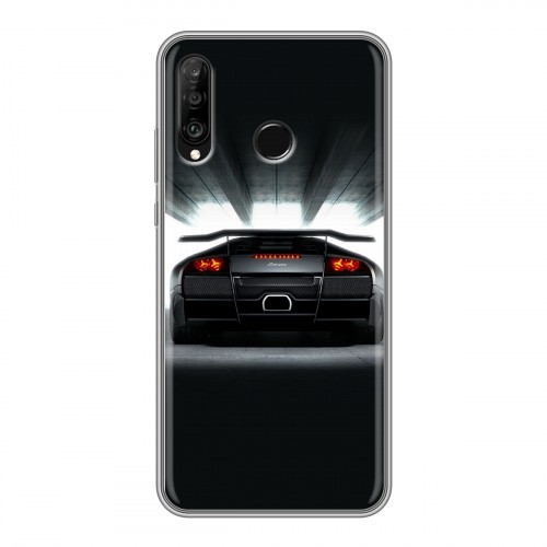 Дизайнерский силиконовый чехол для Huawei P30 Lite Lamborghini