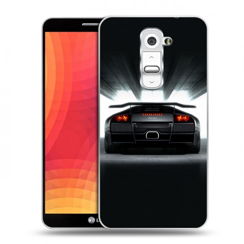 Дизайнерский пластиковый чехол для LG Optimus G2 Lamborghini