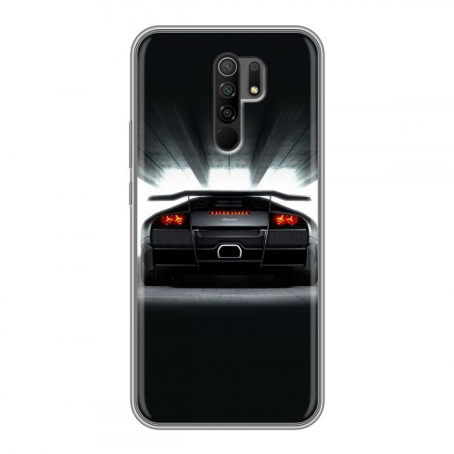 Дизайнерский силиконовый чехол для Xiaomi RedMi 9 Lamborghini