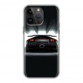 Дизайнерский силиконовый чехол для Iphone 14 Pro Max Lamborghini