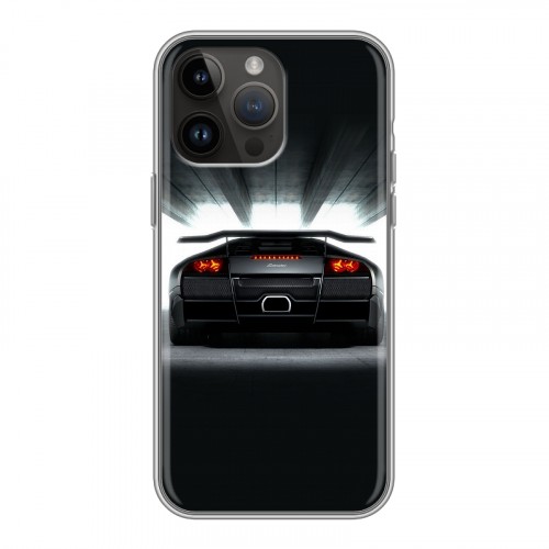 Дизайнерский силиконовый чехол для Iphone 14 Pro Max Lamborghini