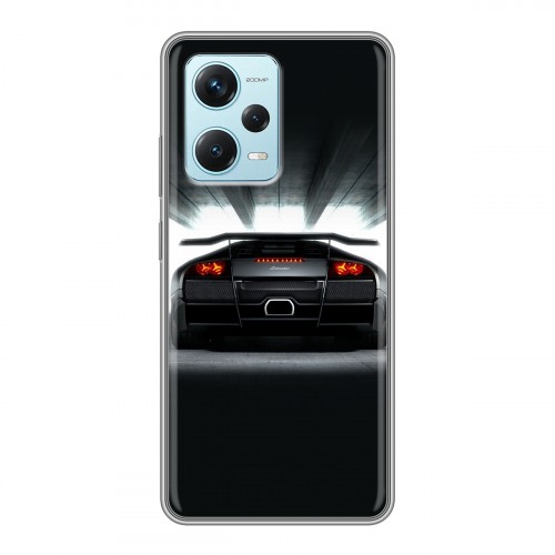 Дизайнерский силиконовый с усиленными углами чехол для Xiaomi RedMi Note 12 Pro Plus Lamborghini