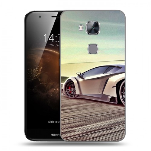 Дизайнерский пластиковый чехол для Huawei G8 Lamborghini