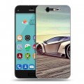 Дизайнерский силиконовый чехол для ZTE Blade S7 Lamborghini