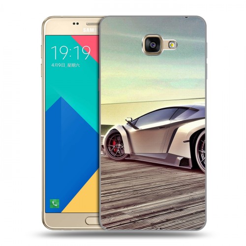 Дизайнерский силиконовый чехол для Samsung Galaxy A9 Lamborghini