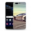 Дизайнерский пластиковый чехол для Huawei P10 Lamborghini