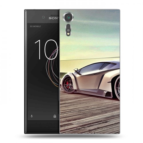 Дизайнерский пластиковый чехол для Sony Xperia XZs Lamborghini