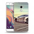 Дизайнерский пластиковый чехол для HTC One X10 Lamborghini