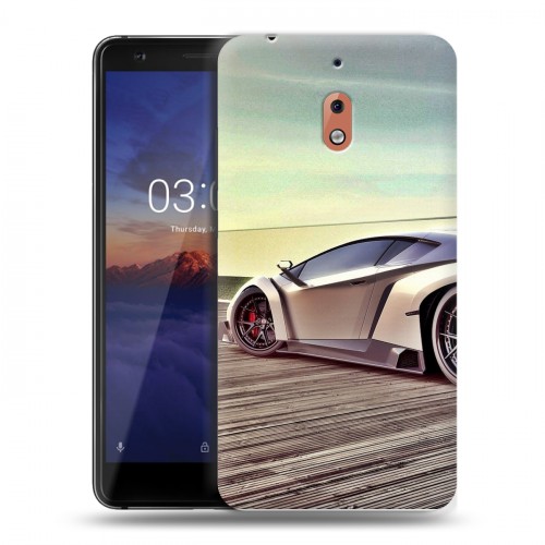 Дизайнерский силиконовый чехол для Nokia 2.1 Lamborghini