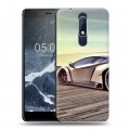 Дизайнерский пластиковый чехол для Nokia 5.1 Lamborghini