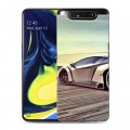 Дизайнерский пластиковый чехол для Samsung Galaxy A80 Lamborghini