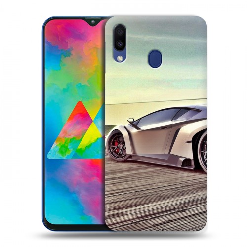 Дизайнерский пластиковый чехол для Samsung Galaxy M20 Lamborghini