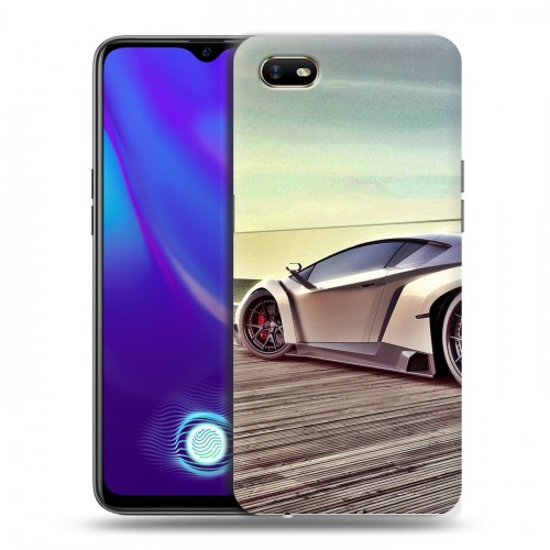 Дизайнерский силиконовый с усиленными углами чехол для OPPO A1k Lamborghini