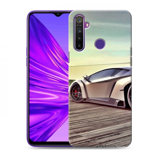 Дизайнерский силиконовый чехол для Realme 5 Lamborghini