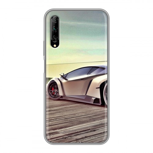 Дизайнерский силиконовый чехол для Huawei Y9s Lamborghini