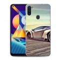 Дизайнерский пластиковый чехол для Samsung Galaxy M11 Lamborghini