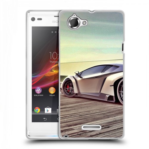 Дизайнерский пластиковый чехол для Sony Xperia L Lamborghini