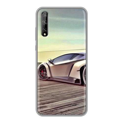 Дизайнерский силиконовый чехол для Huawei Y8p Lamborghini