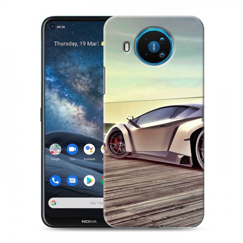 Дизайнерский силиконовый чехол для Nokia 8.3 Lamborghini