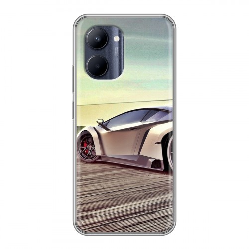 Дизайнерский силиконовый чехол для Realme C33 Lamborghini