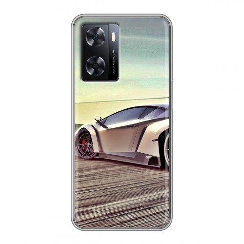 Дизайнерский силиконовый чехол для OPPO A57s Lamborghini