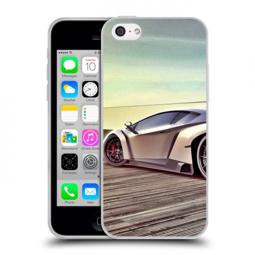 Дизайнерский пластиковый чехол для Iphone 5c Lamborghini