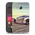 Дизайнерский пластиковый чехол для HTC Desire 200 Lamborghini