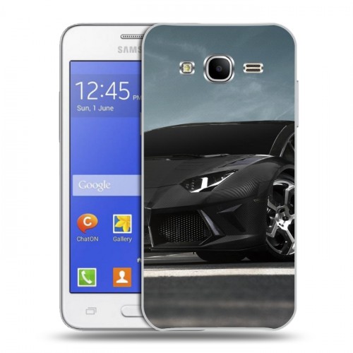 Дизайнерский силиконовый чехол для Samsung Galaxy J7 Lamborghini