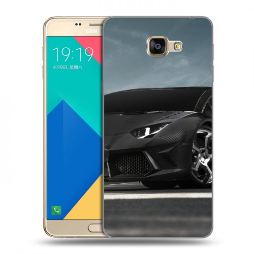 Дизайнерский силиконовый чехол для Samsung Galaxy A9 Lamborghini