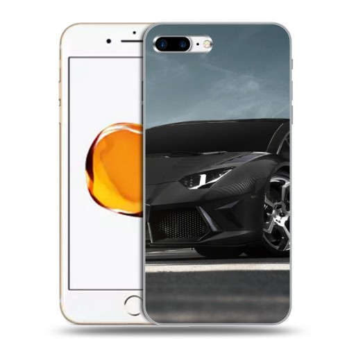 Дизайнерский пластиковый чехол для Iphone 7 Plus / 8 Plus Lamborghini