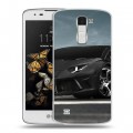 Дизайнерский пластиковый чехол для LG K8 Lamborghini