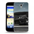 Дизайнерский пластиковый чехол для ZTE Blade A510 Lamborghini