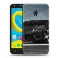 Дизайнерский пластиковый чехол для Alcatel U5 Lamborghini