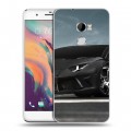 Дизайнерский пластиковый чехол для HTC One X10 Lamborghini