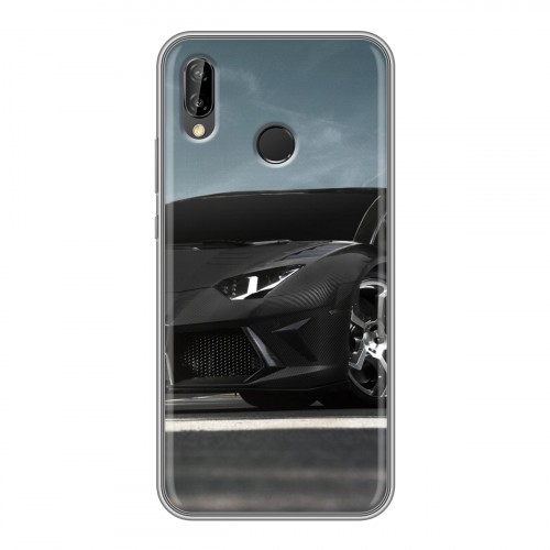 Дизайнерский силиконовый чехол для Huawei P20 Lite Lamborghini