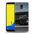 Дизайнерский пластиковый чехол для Samsung Galaxy J6 Lamborghini