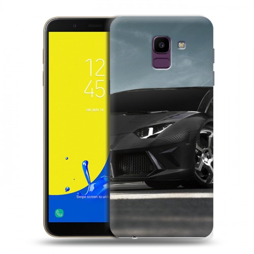 Дизайнерский пластиковый чехол для Samsung Galaxy J6 Lamborghini