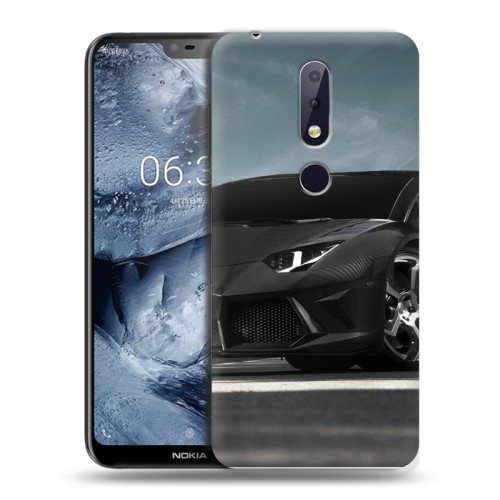 Дизайнерский пластиковый чехол для Nokia 6.1 Plus Lamborghini