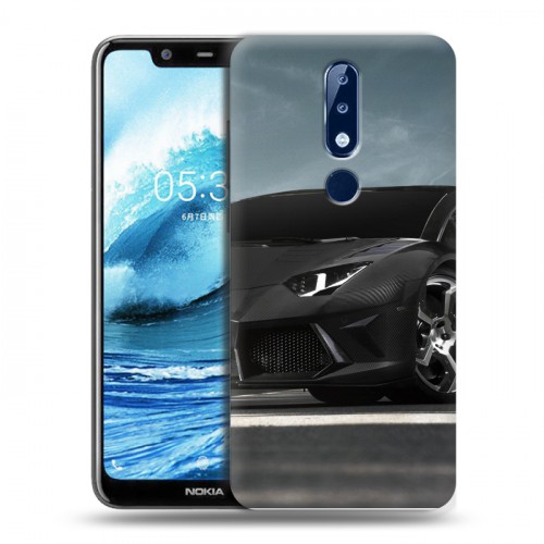 Дизайнерский пластиковый чехол для Nokia 5.1 Plus Lamborghini