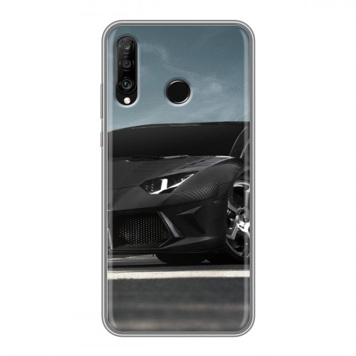 Дизайнерский силиконовый чехол для Huawei P30 Lite Lamborghini